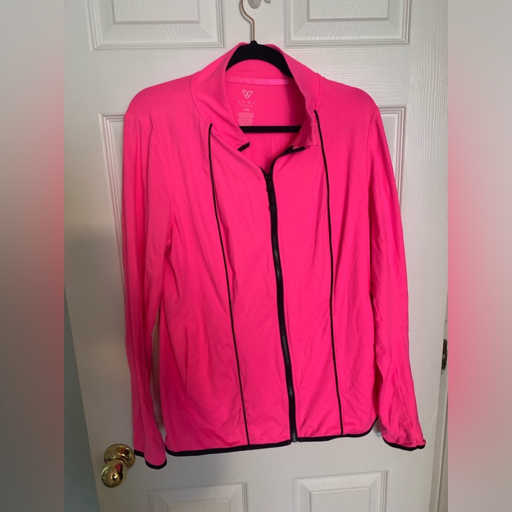 14/16 Hot Pink Zip Up from LIVI